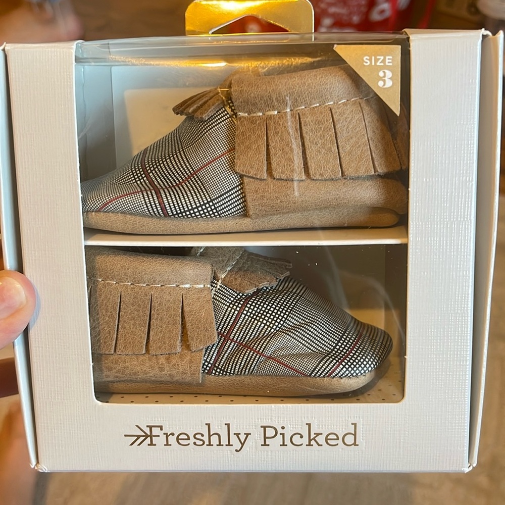 Freshly Picked Moccasin in Plaid